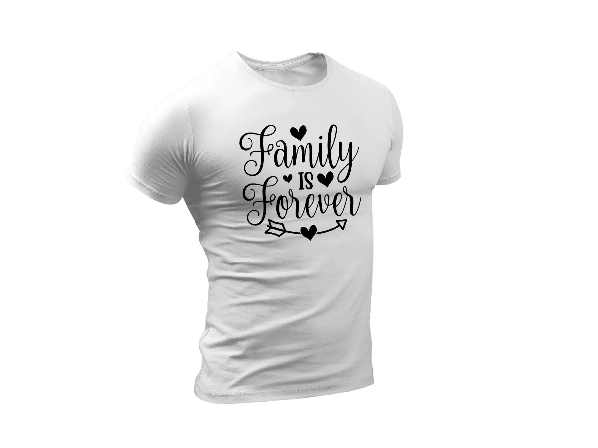  Family Is Forever SVG with Hearts & Arrow SVG