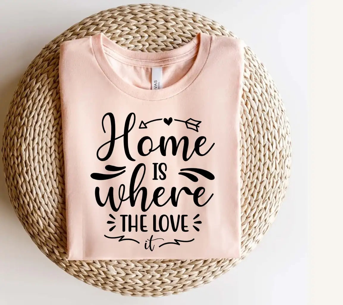 Home Is Where The Love Is SVG - Family Home Decor Design SVG