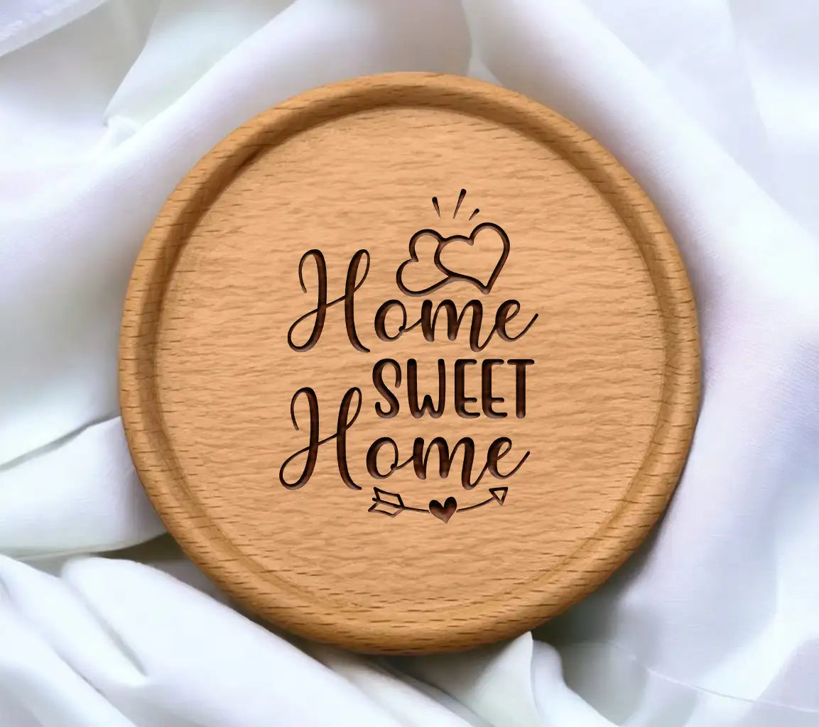 Home Sweet Home SVG with Heart & Arrow - Family Design SVG