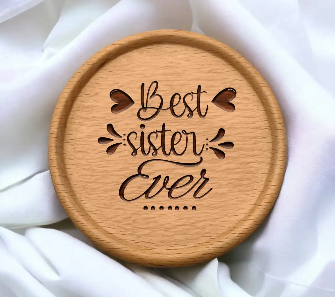 Best Sister Ever  SVG Design SVG