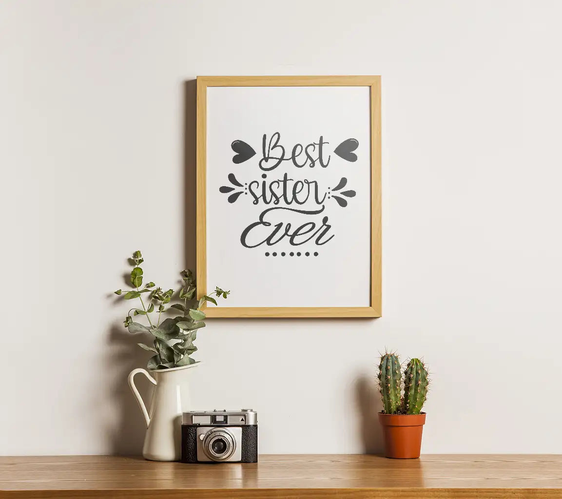 Best Sister Ever  SVG Design SVG