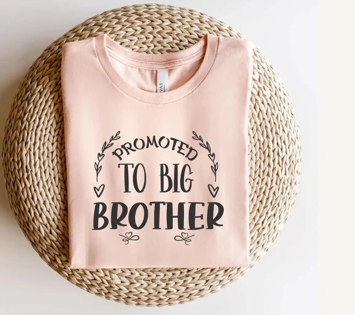 Promoted to Big Brother SVG - Family Love & Home Design SVG