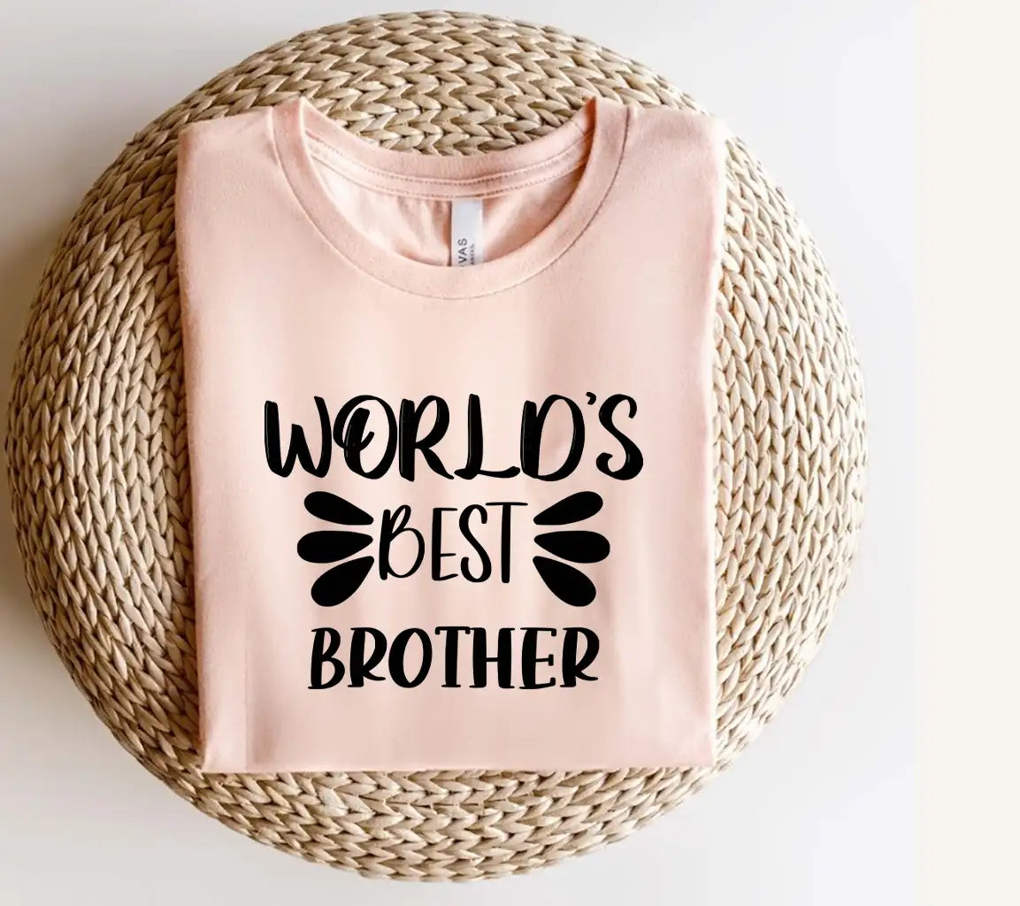 Worlds Best Brother SVG Cut File - Family Love & Home Decor SVG