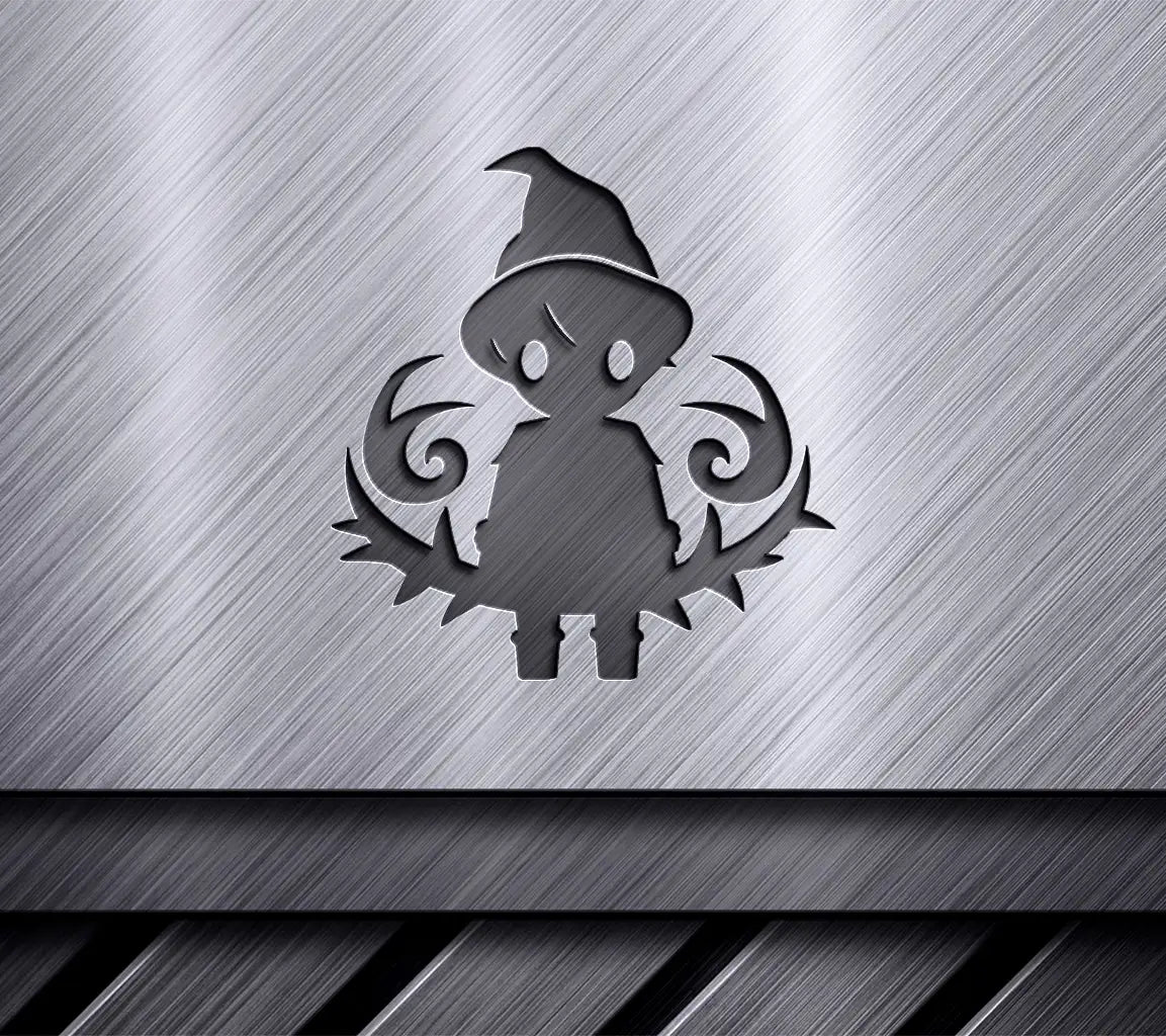 Cute Halloween Witch SVG -  Drawing with Hat SVG