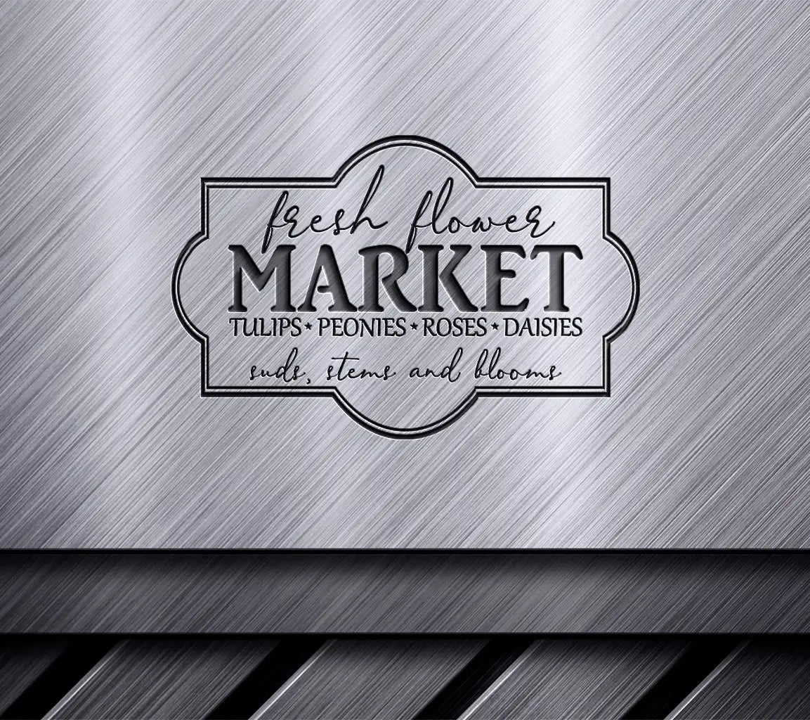 Farmhouse Fresh Flower Market SVG -  Sign SVG