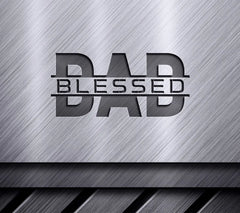 Blessed Dad SVG -  Logo Design for Fathers Day SVG