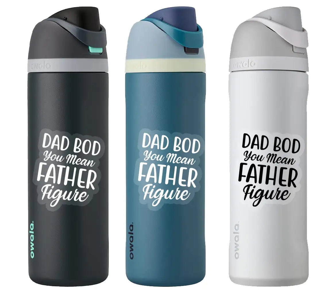 Dad Bod You Mean Father Figure SVG Design - Fathers Day Gift SVG