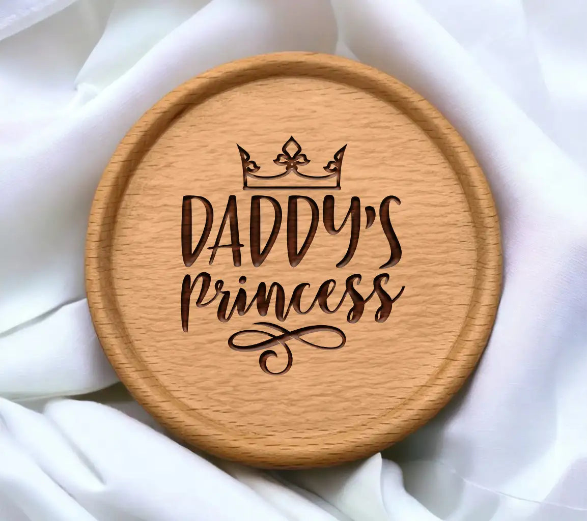 Daddys Princess Crown SVG -  Fathers Day Design SVG