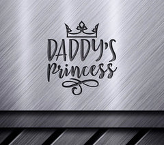 Daddys Princess Crown SVG -  Fathers Day Design SVG