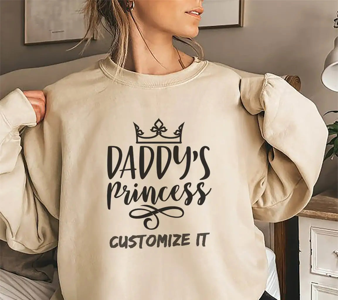 Daddys Princess Crown SVG -  Fathers Day Design SVG