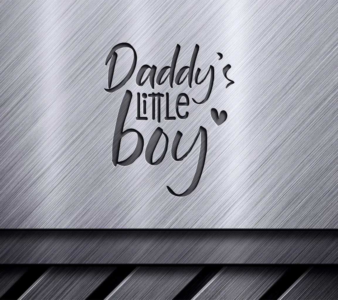 Daddys Little Boy SVG -  Design for Fathers Day SVG