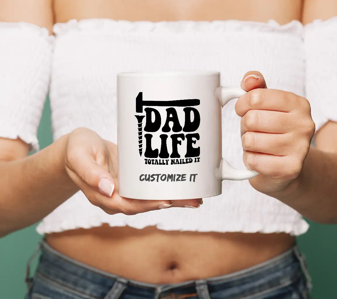 Dad Life Totally Nailed It -  Hammer & Screw SVG SVG