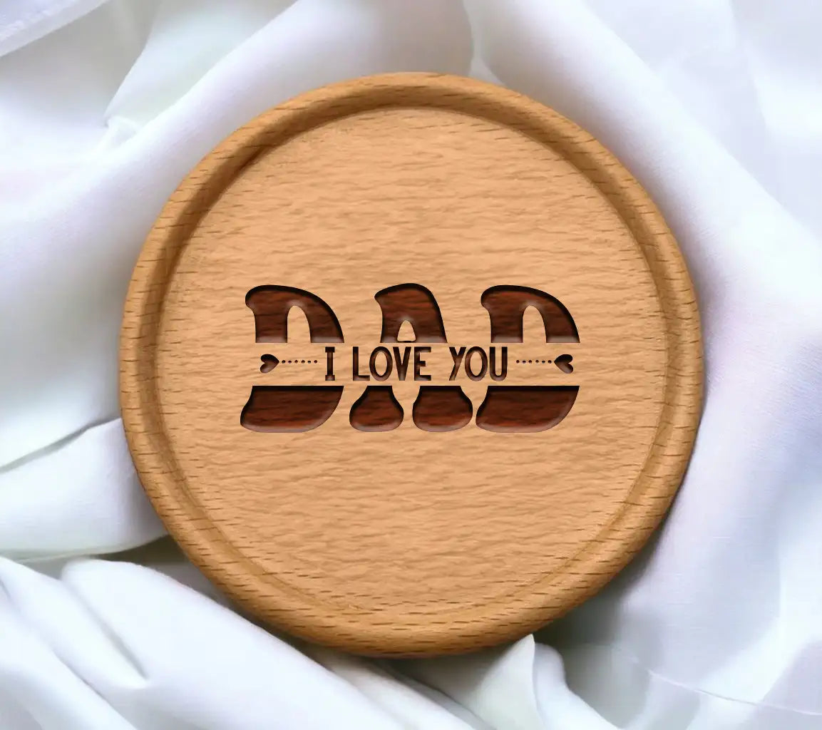 Dad I Love You SVG -  Logo for Fathers Day SVG