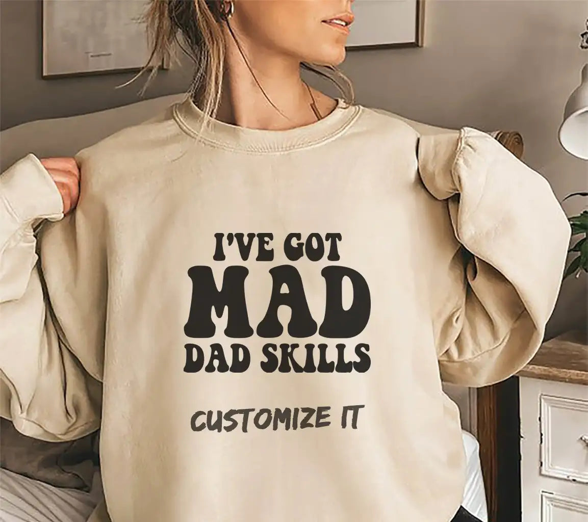 Mad Dad Skills SVG -  Fathers Day Design SVG