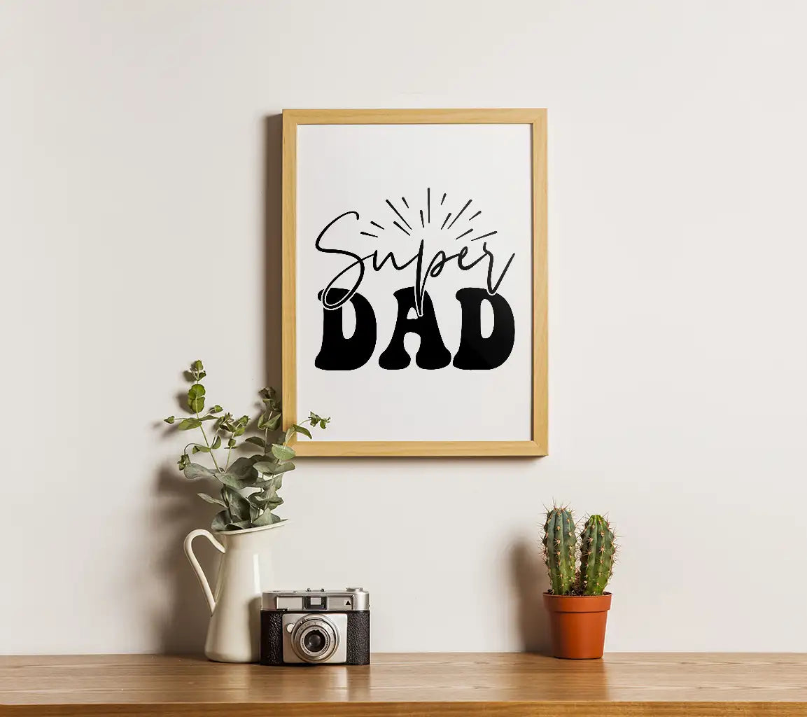 Super Dad SVG Design -  Fathers Day Design SVG