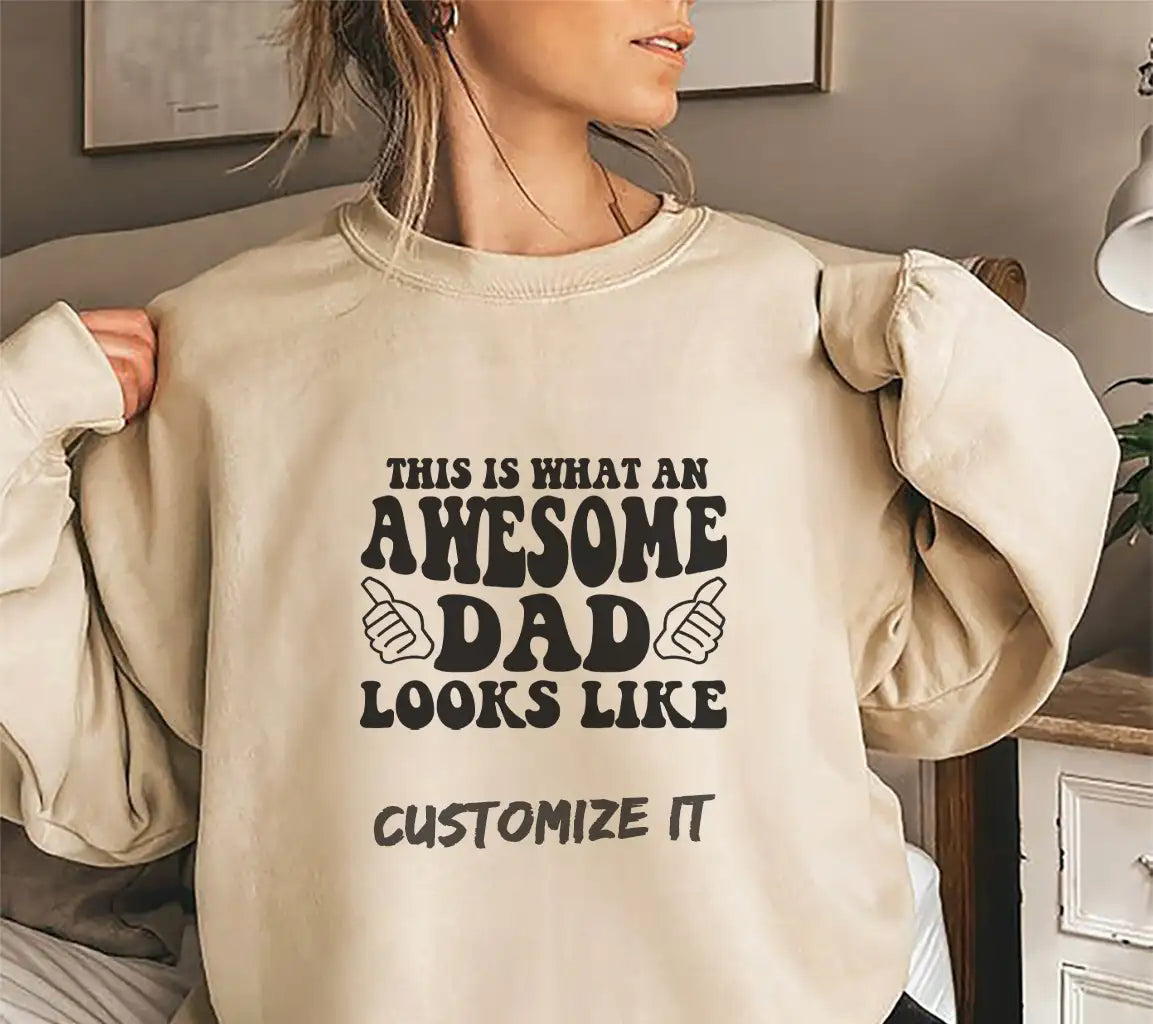 Awesome Dad SVG - Fathers Day Graphic SVG