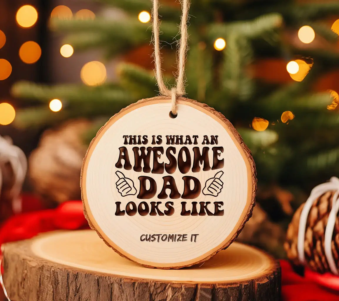 Awesome Dad SVG - Fathers Day Graphic SVG