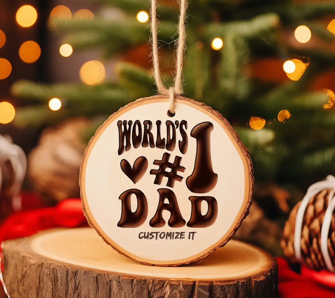 Worlds #1 Dad Silhouette SVG - Fathers Day Design SVG