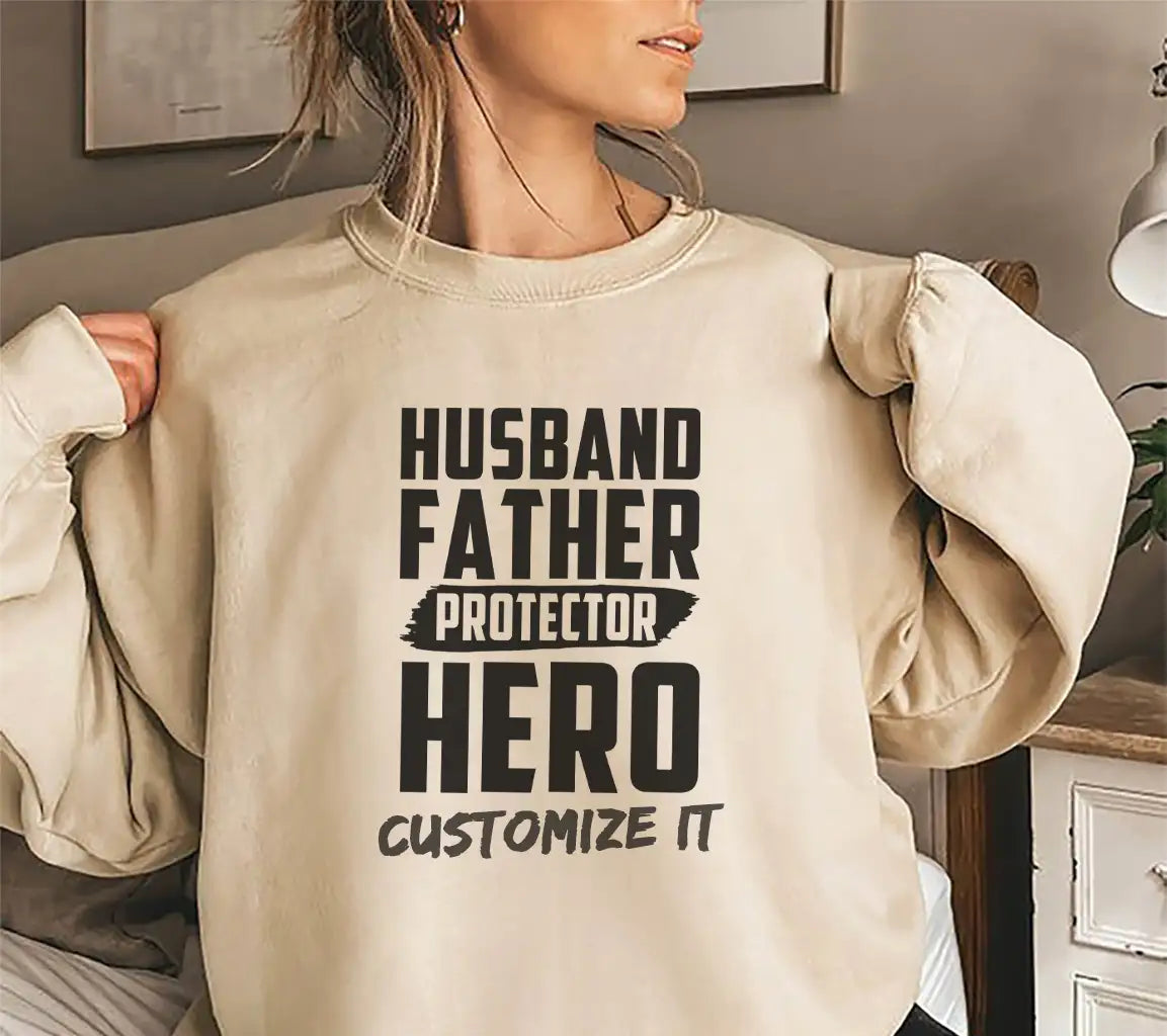 Husband, Father, Protector, Hero SVG -  Poster Design SVG