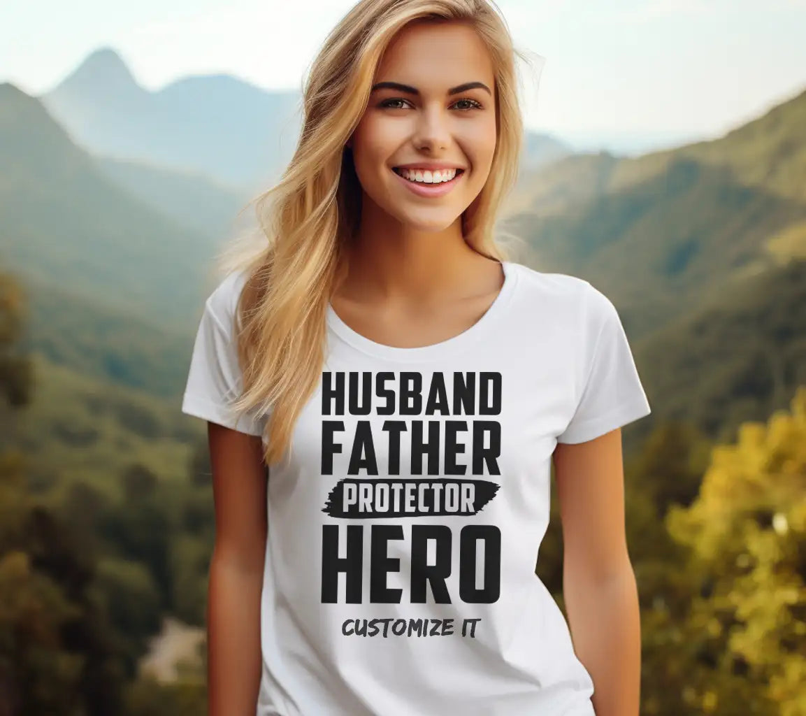 Husband, Father, Protector, Hero SVG -  Poster Design SVG