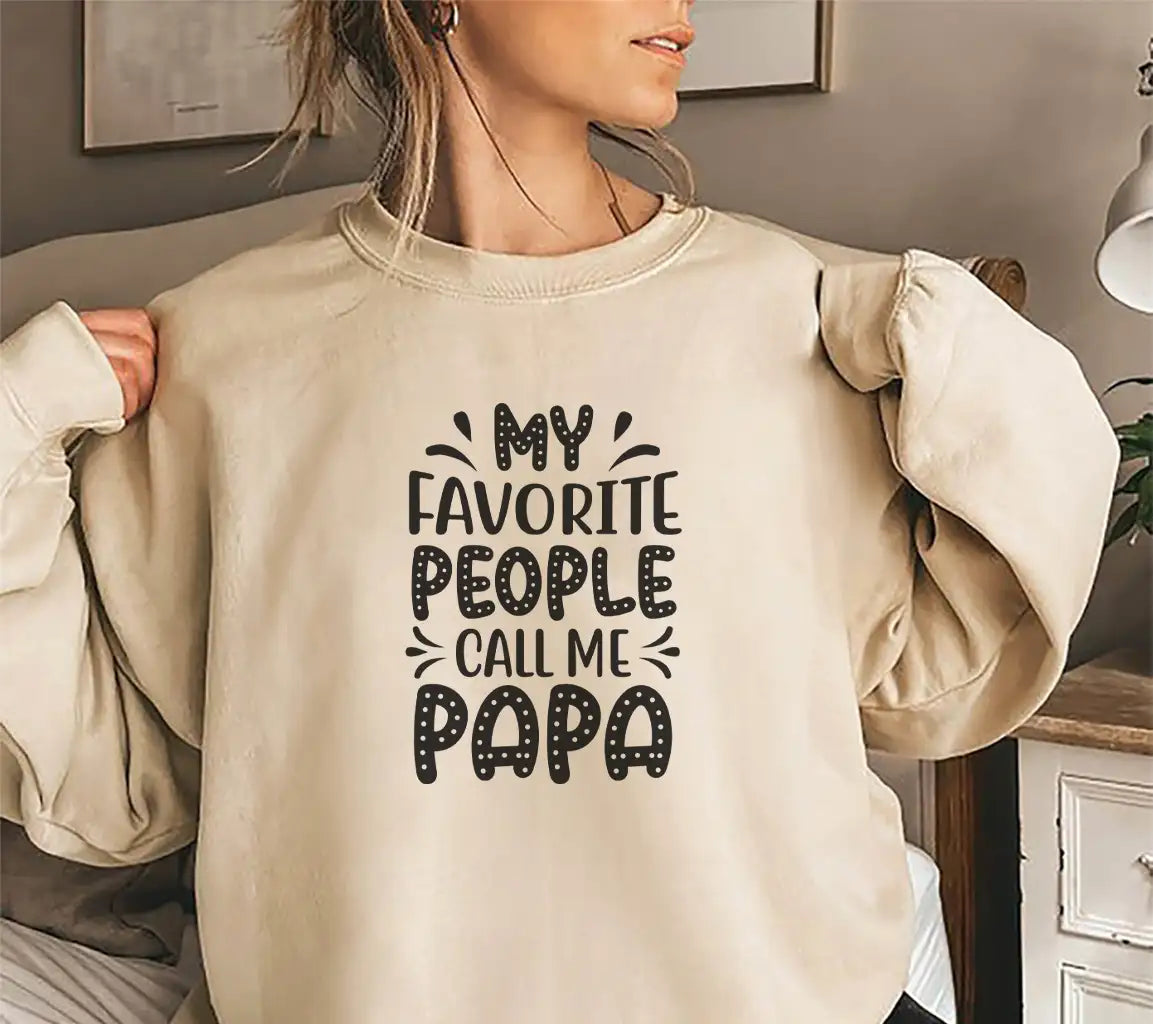 My Favorite People Call Me Papa SVG - Fathers Day T-Shirt Design SVG