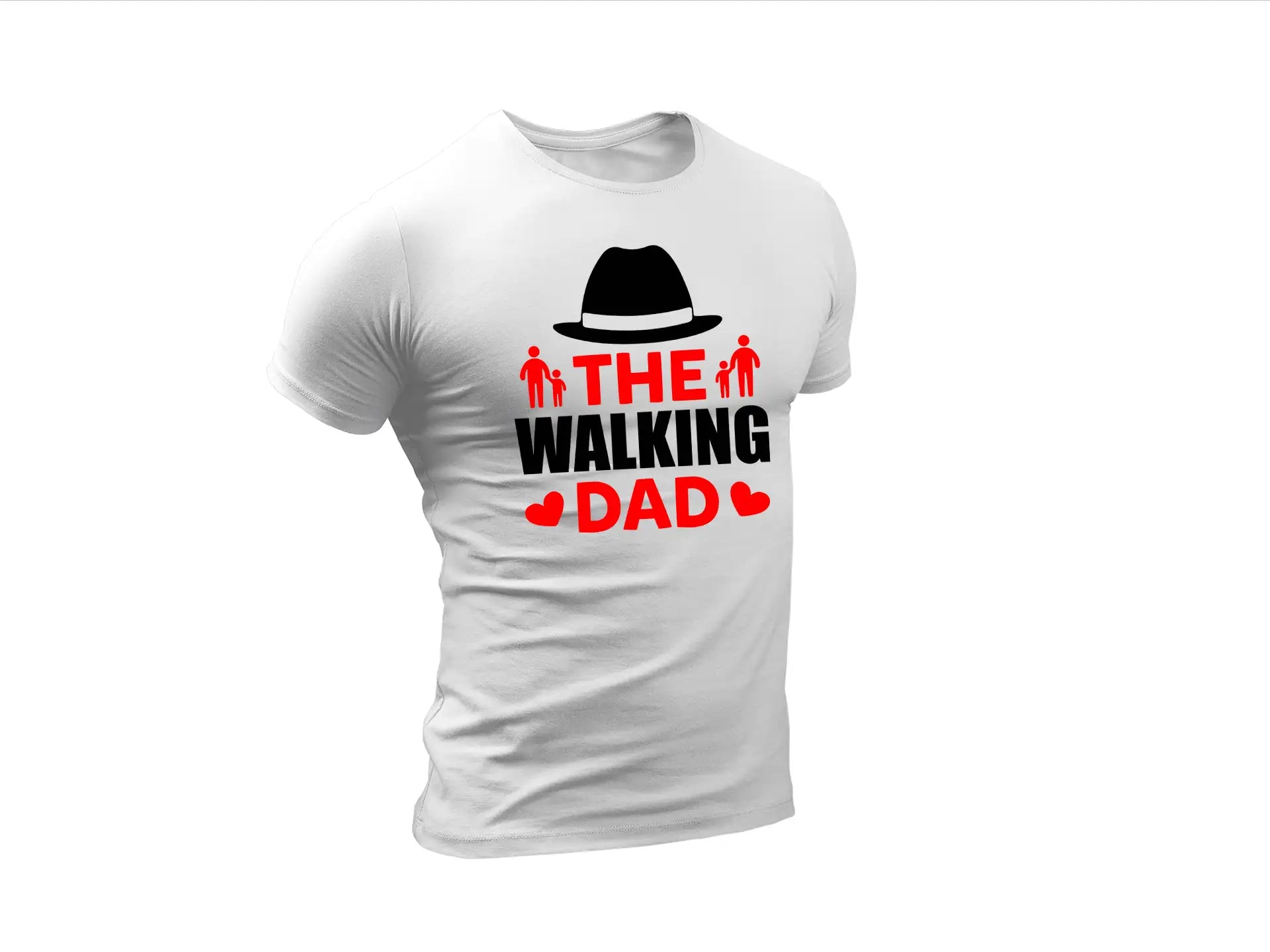 The Walking Dad Black Hat SVG - Fathers Day Design SVG