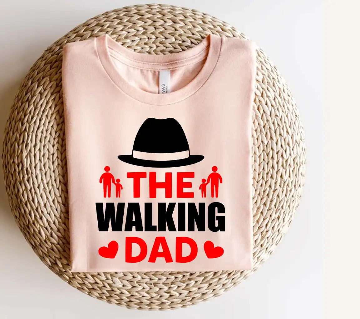 The Walking Dad Black Hat SVG - Fathers Day Design SVG