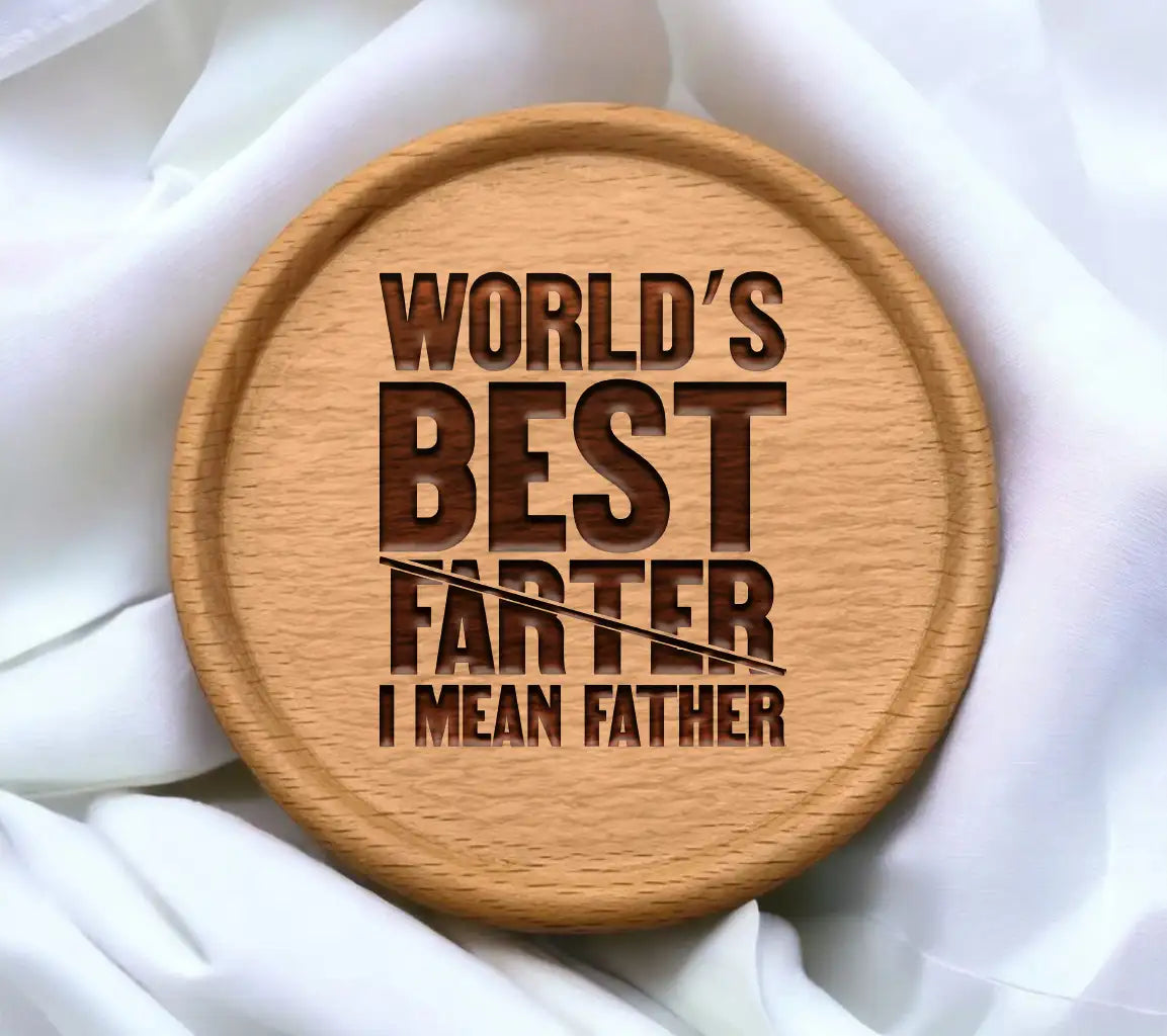 Funny Worlds Best Farter (I Mean Father) SVG for Fathers Day SVG