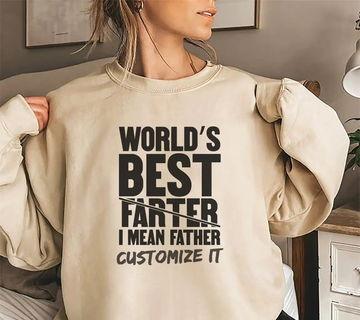 Funny Worlds Best Farter (I Mean Father) SVG for Fathers Day SVG