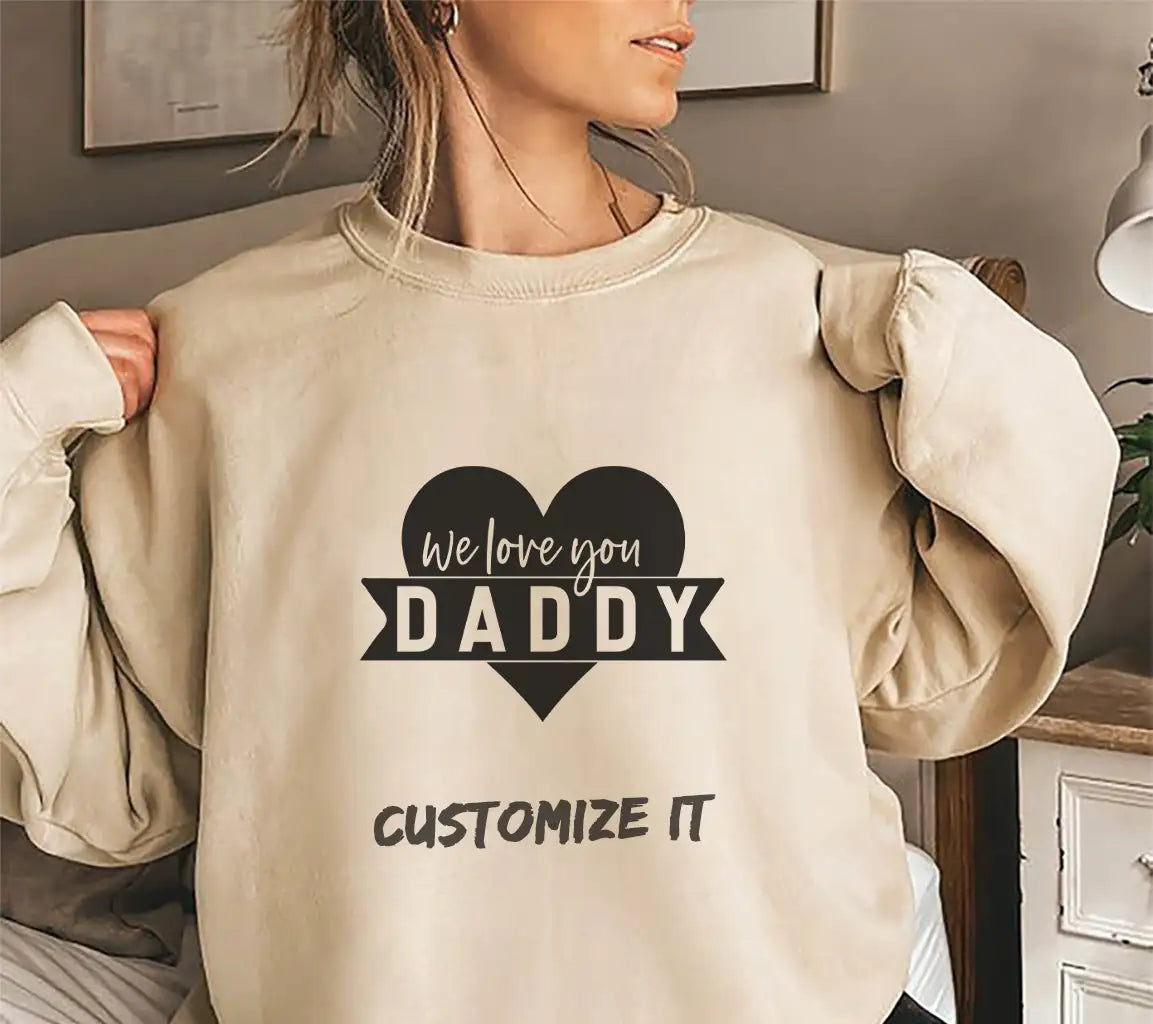 We Love You Daddy  Heart SVG - Fathers Day Design SVG