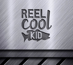 Reel Cool Kid -  Fish Design SVG for Fathers Day SVG