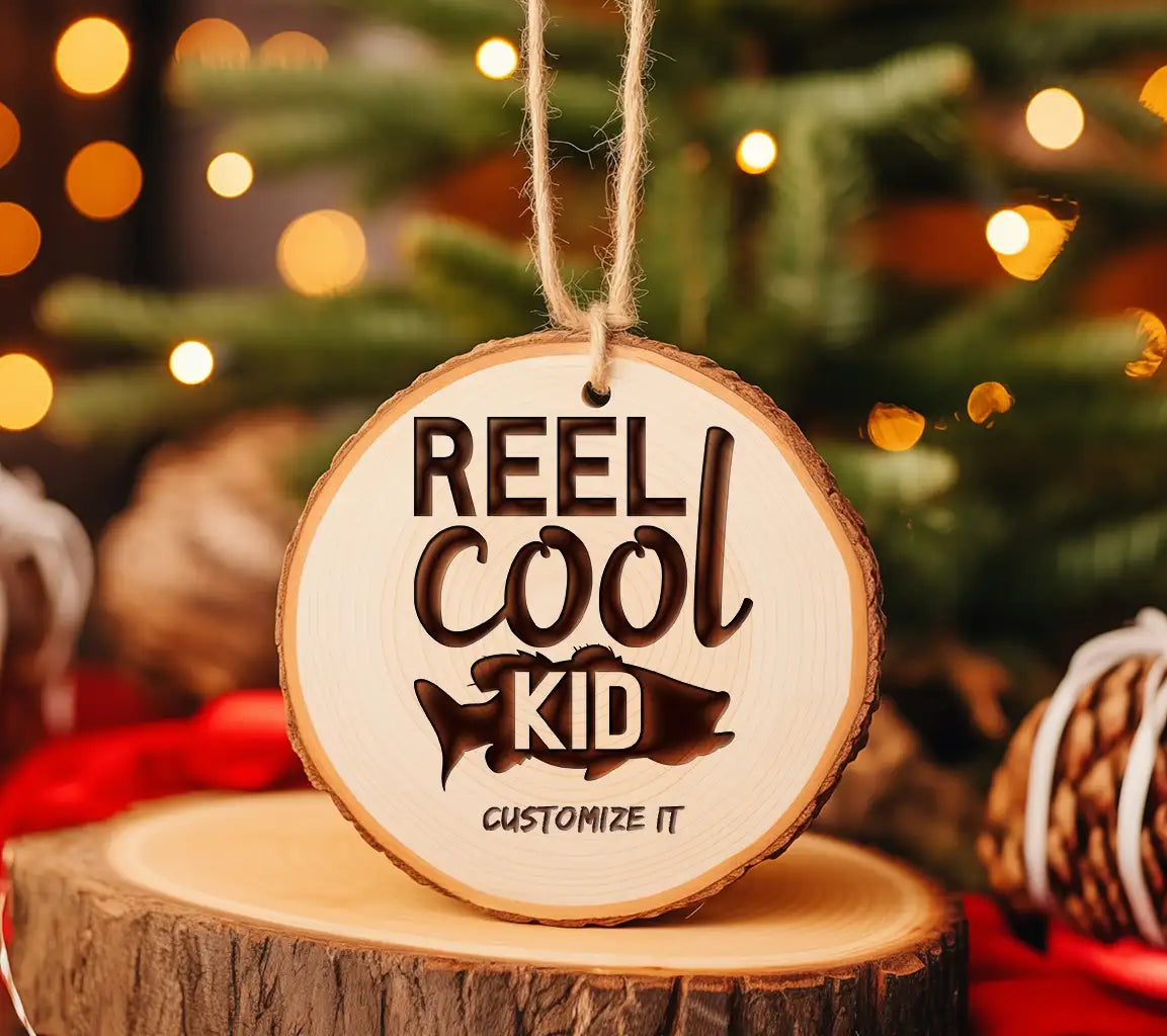 Reel Cool Kid -  Fish Design SVG for Fathers Day SVG