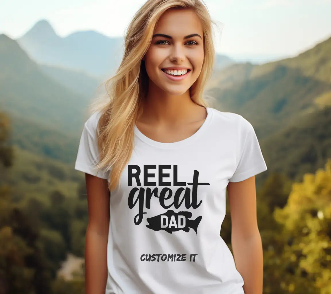 Reel Great Dad SVG -  Fish Design for Fathers Day SVG