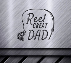 Reel Great Dad Fish Design SVG -  SVG