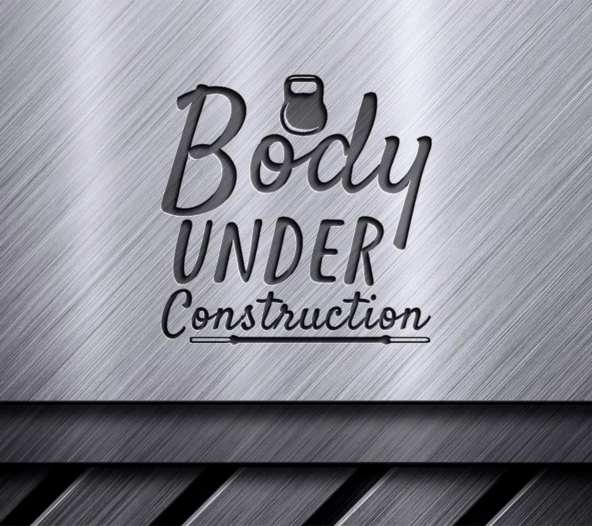 Body Under Construction  Design SVG - Fitness Design SVG