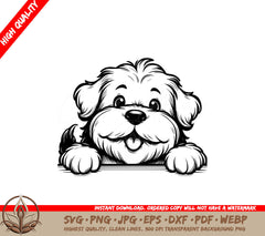 Fluffy Old English Sheepdog SVG Digital Product