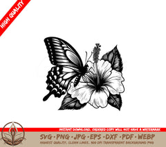 Hibiscus Guest SVG - Digital file in various formats for flexibility