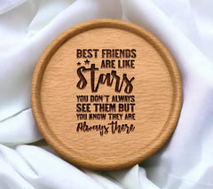 Best Friends Are Like Stars SVG - Always There Friendship Design SVG