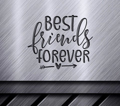 Best Friends Forever Arrow Heart SVG Cut File SVG