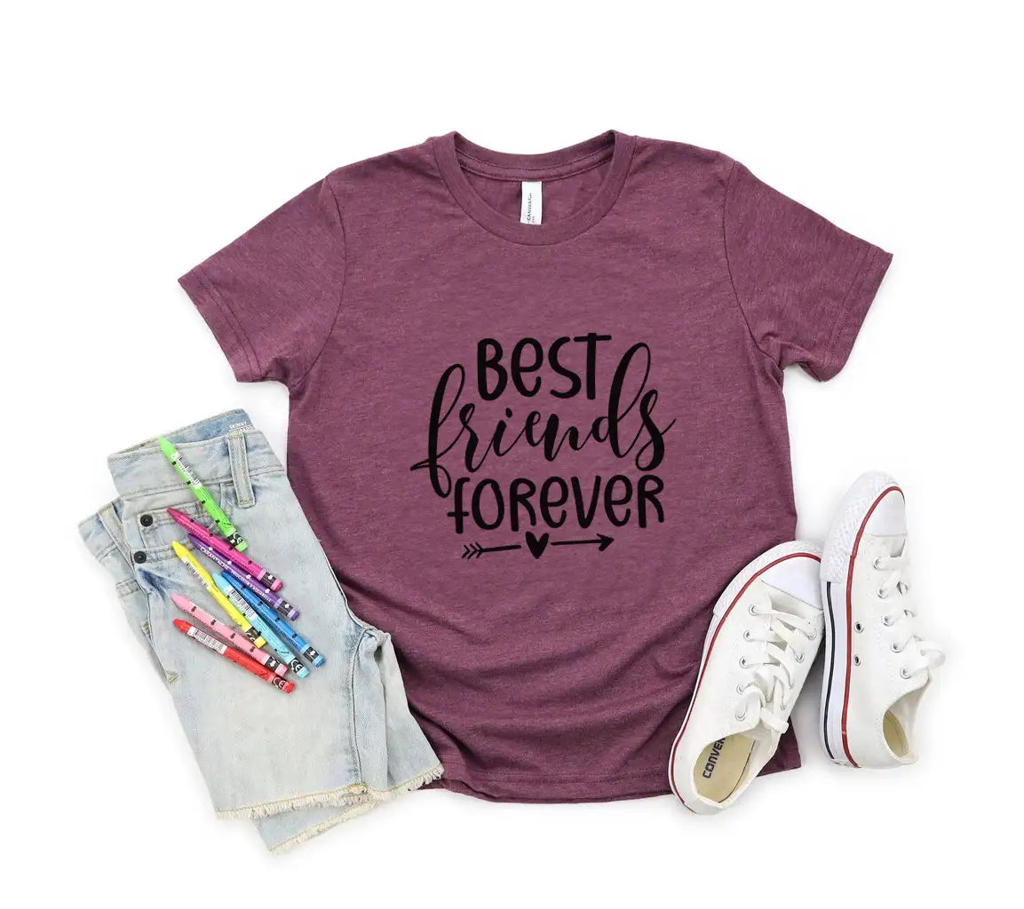 Best Friends Forever Arrow Heart SVG Cut File SVG