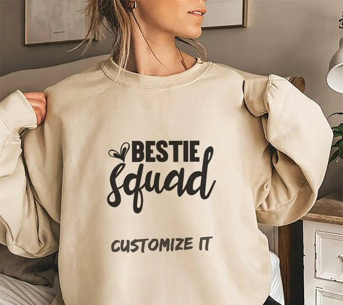  Bestie Squad SVG Design - Friendship Design SVG