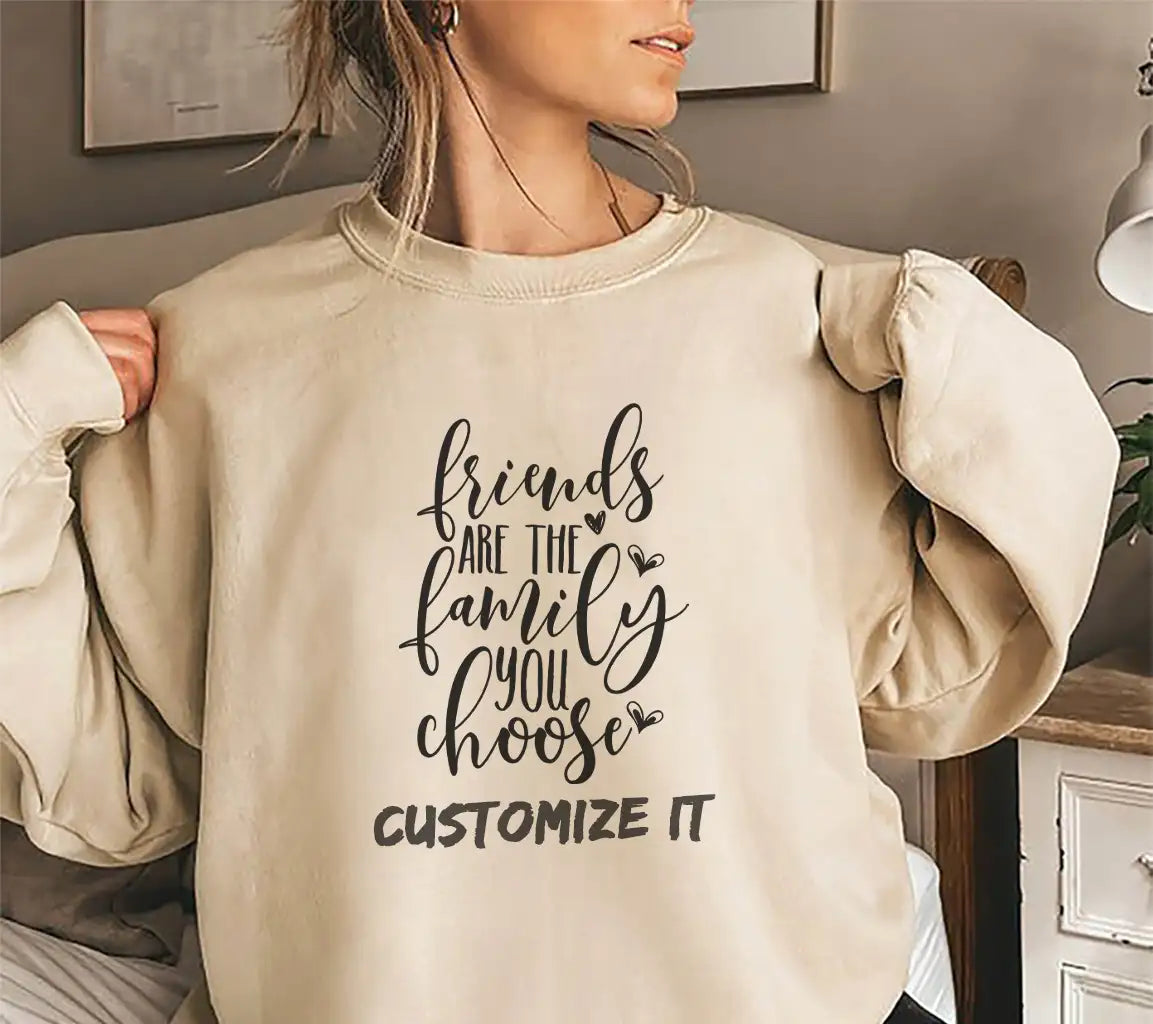 Friends Are Family SVG - You Choose Quote Design SVG