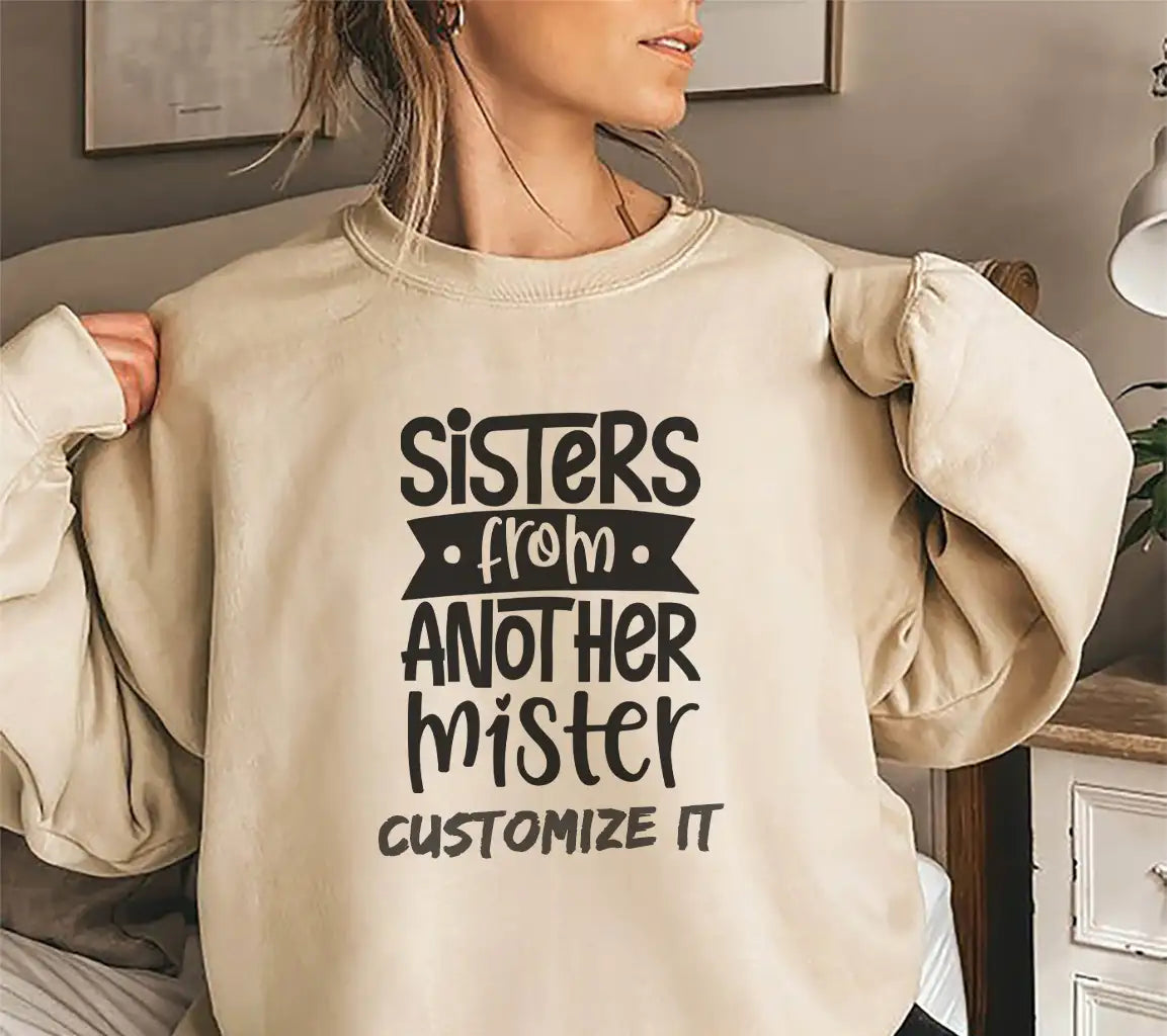 Sisters From Another Mister SVG -  Friendship Sign SVG