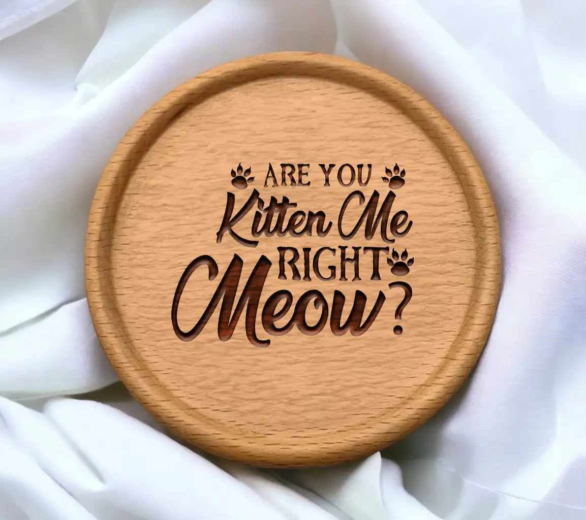 Are You Kitten Me Right Meow Funny Cat SVG Design -  SVG