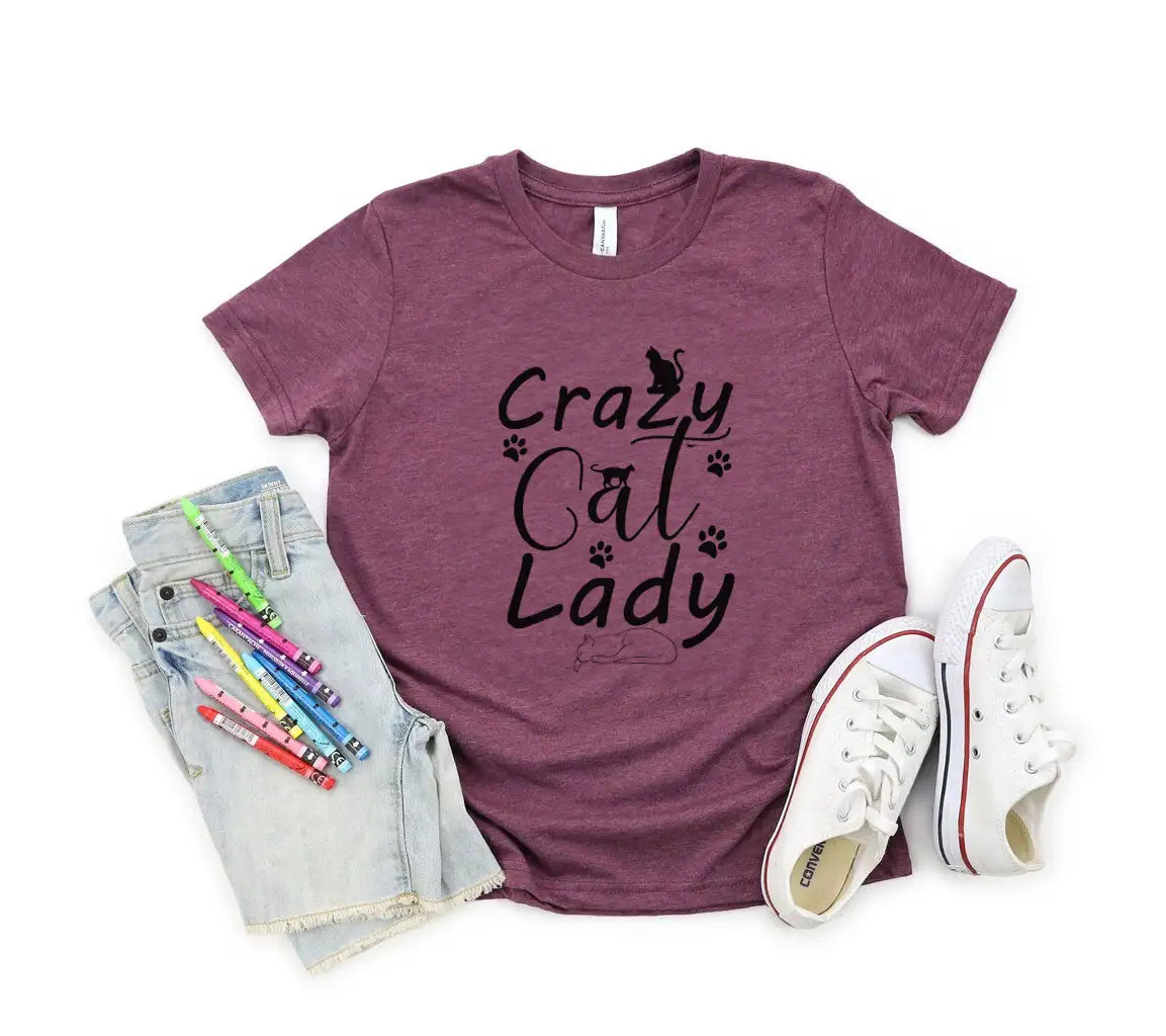 Funny Crazy Cat Lady SVG -  Cat Drawing SVG