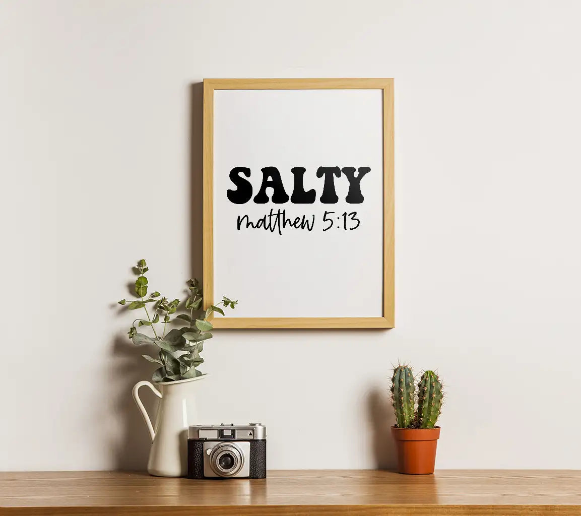 Salty Matthew SVG - Funny Christian Design SVG