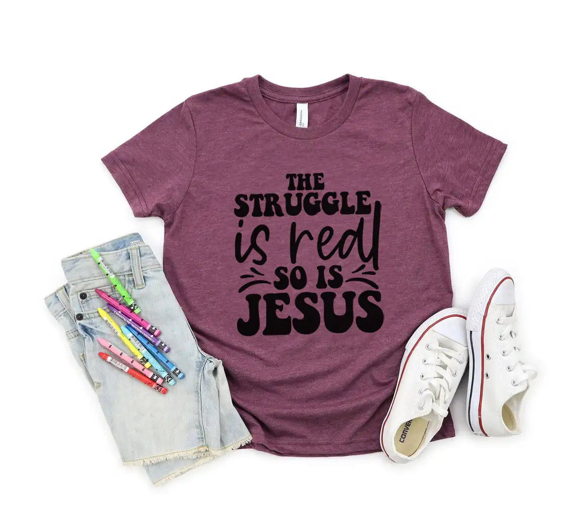 Funny Christian SVG The Struggle Is Real, But So Is Jesus SVG