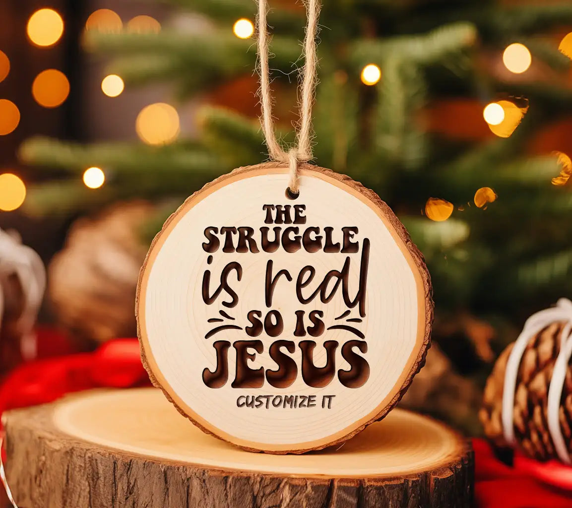 Funny Christian SVG The Struggle Is Real, But So Is Jesus SVG