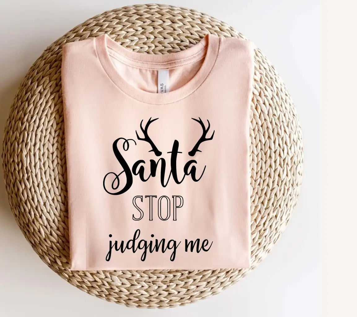 Funny Santa Judging SVG Bundle - Christmas Quotes Design SVG