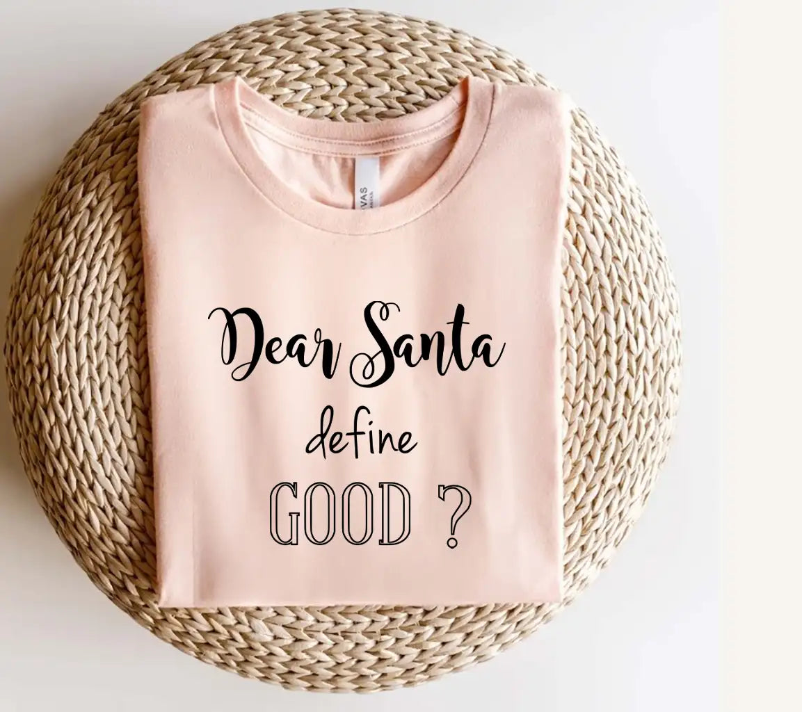 Funny Christmas SVG Bundle Dear Santa Define Good Quotes SVG